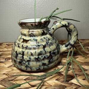 Vintage Westwood Pottery Stoneware Mug Vase Sponge Glaze Studio Pottery 1980s